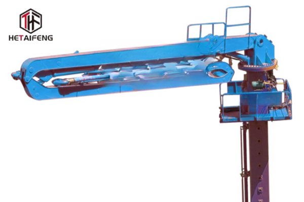 Pluma de colocación de hormigón de escalada con eje de elevación HG28