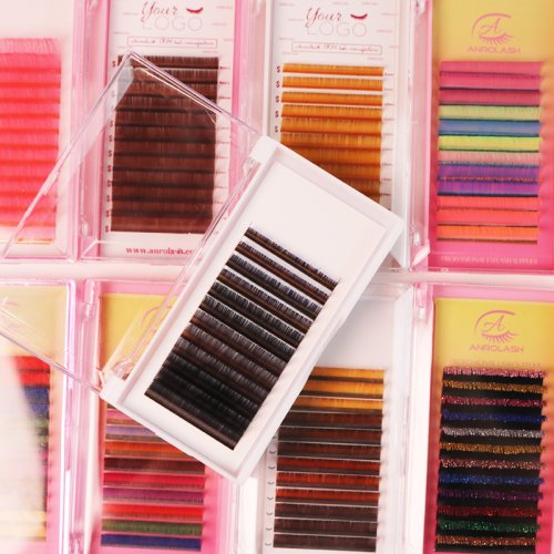 Color eyelash extensions