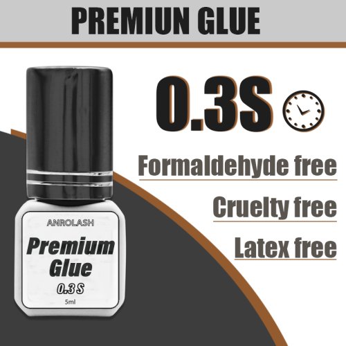 0.3s oil free medical eyelash glue for eyelash extension  