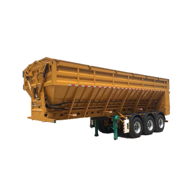 Crawler Dump Tipper Semi Trailer