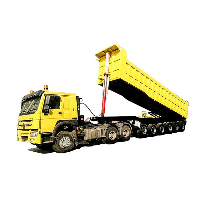 6 Axles Rear Dump Semi Trailer