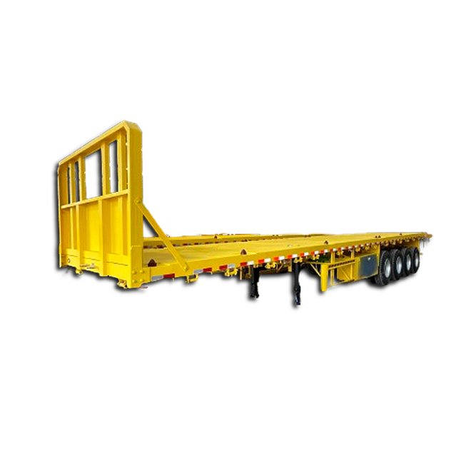 45FT Flatbed Semi Trailer with Front Wall