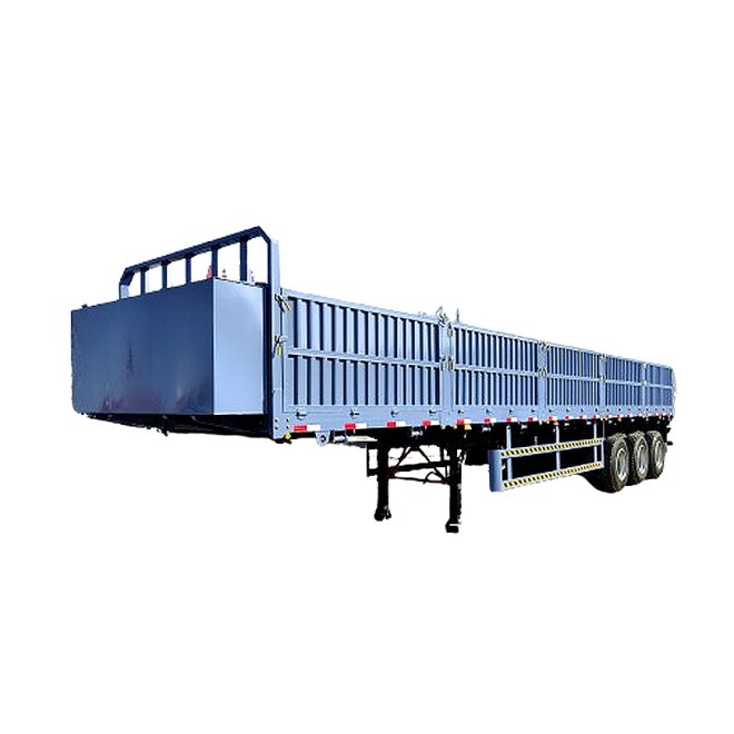 3 Axle Drop Side Semi Trailer