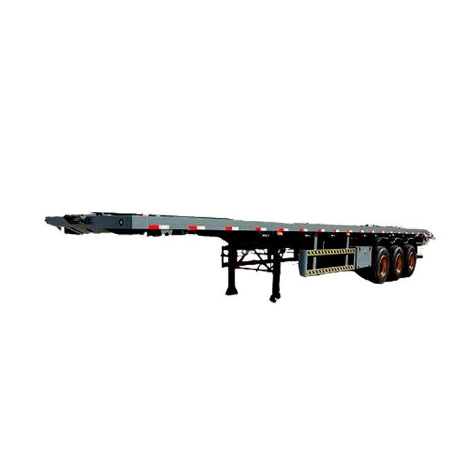60Tons Flatbed Semi Trailer