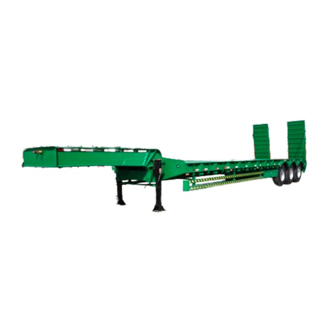 80Tons Lowbed Semi Trailer