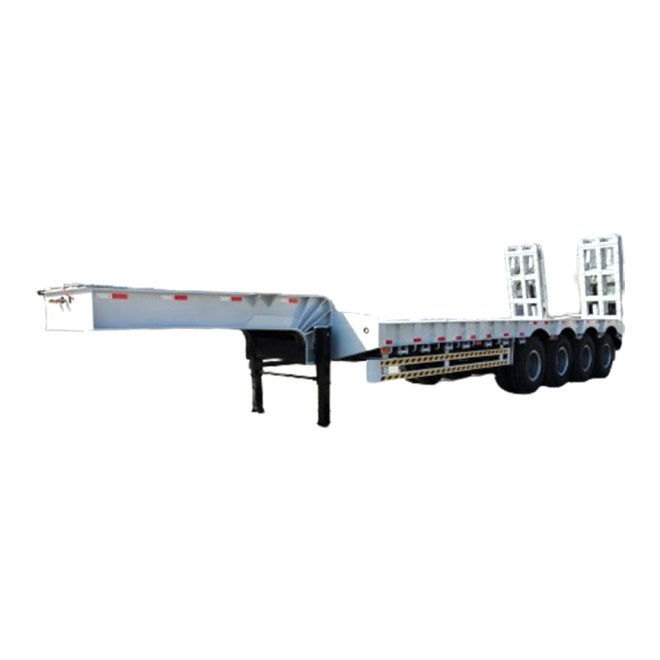 80T Lowbed Semi Trailer