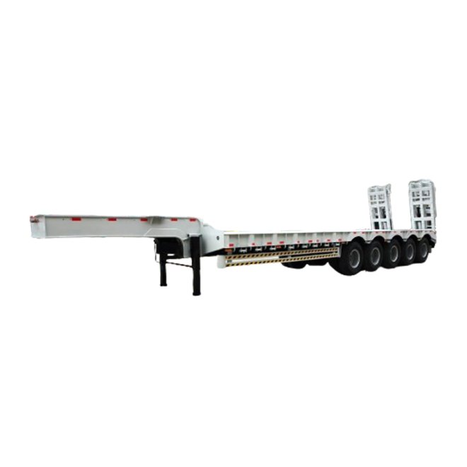 100Tons Lowbed Semi Trailer
