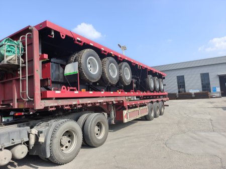 Two Units Flatbed Semi Trailer Will be sent to Ghana