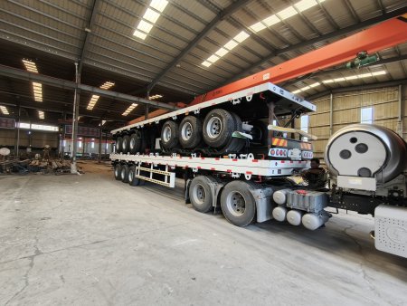Flatbed Semi Trailer Will Be Send to Ghana