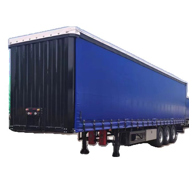 3 Axles Curtain Semi Trailer 