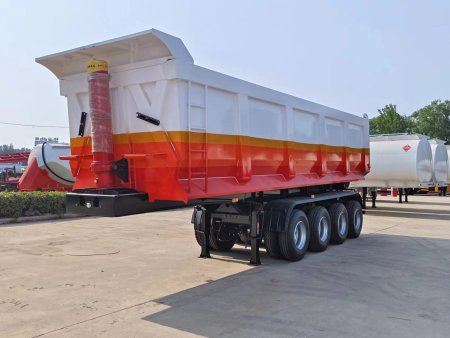 Why are most of the rear dump semi-trailers made of steel?