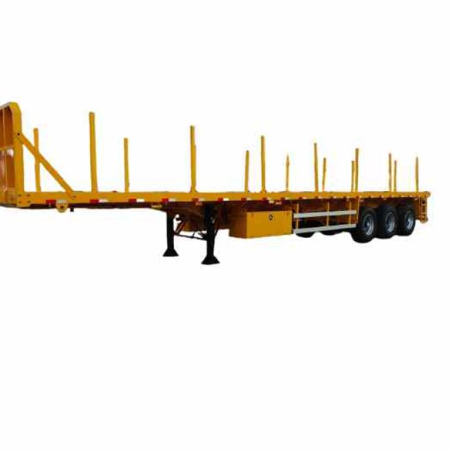 3 Axles Flatbed Semi Trailer for Saudi