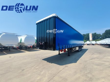 The 3 Axles Curtain Side Semi Trailer Will Ship to Russia