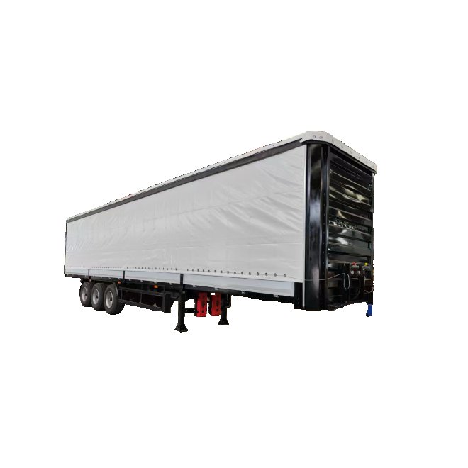 Tri-Axle Curtain Side Flatbed Semi Trailer