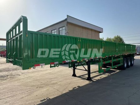 Tri Axles Sidewall Cargo Trailer will sent to Sudan