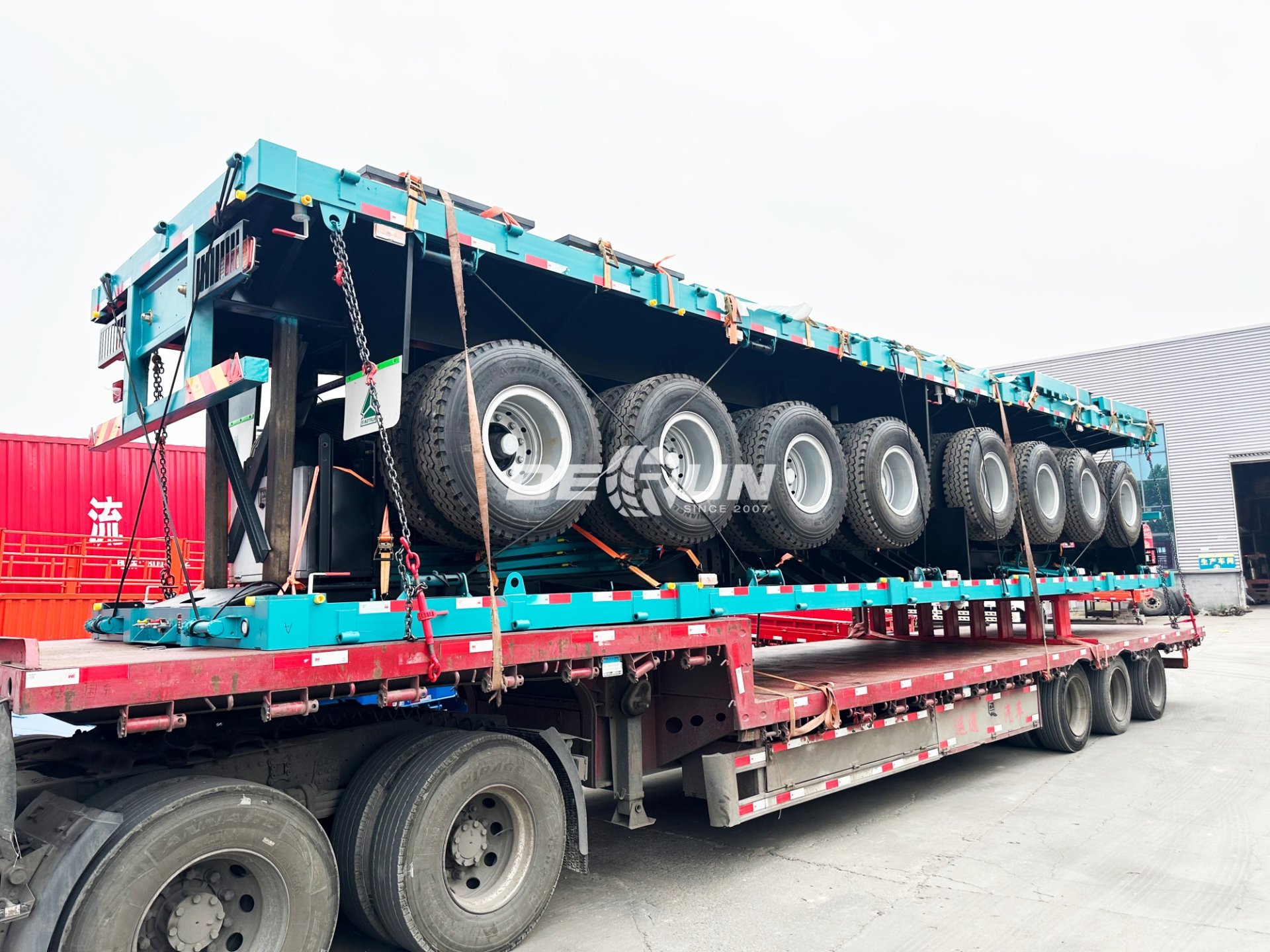 4 Axle Fence Semi Trailer 6