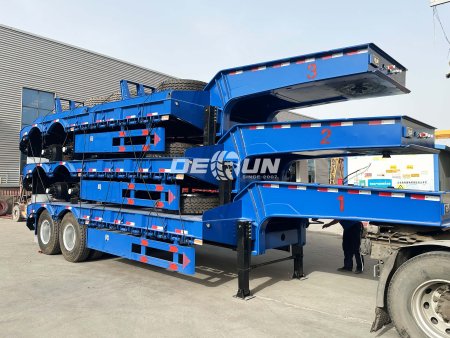 Two Axles Lowboy Semi Trailer will be Shipped to Argentina