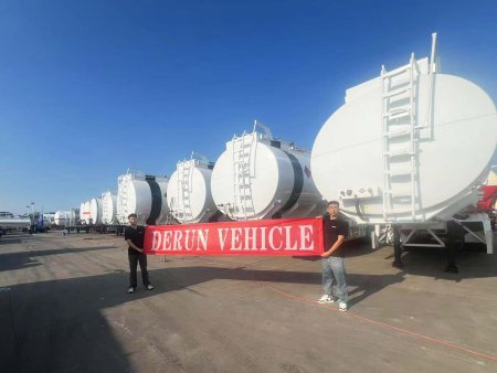 50000L Oil Tank Semi Trailers will be Shipped to Guyana
