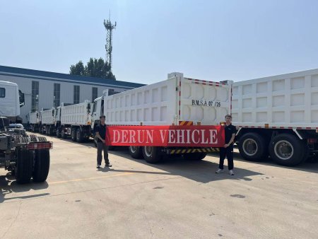 10units HOWO 8x4 Tipper Trucks will be Shipped to Cote d'Ivoire