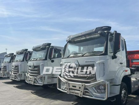 SINOTRUK HOWO NX 400HP 10 Wheels 6X4 Truck Tractor With guardrail