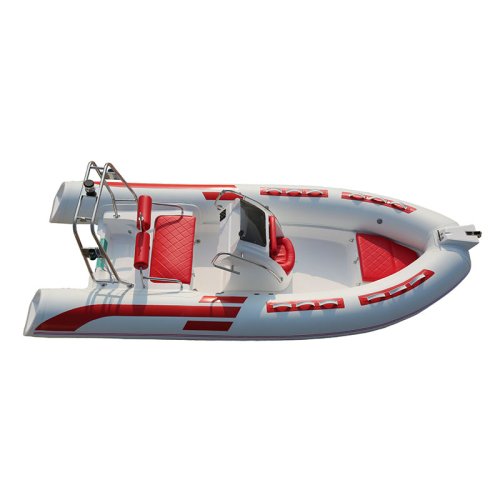 480B White Red Decoration hypalon Inflatable rib Boat