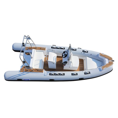 580A light gray Haohai Inflatable Rib Boat