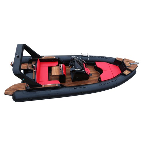 700 Black Shell Black Luxury inflatable rib boat