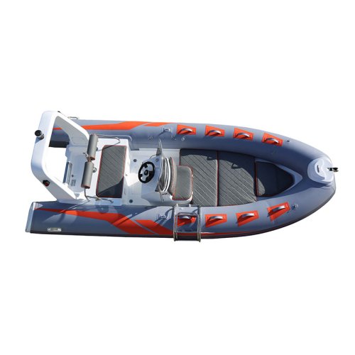 500 Silver GrayFloating Tube Orange Boat