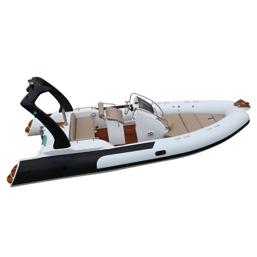 580B White Inflatable Boat With Motor