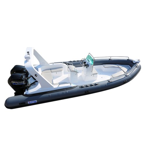 760 Deep Gray Speed Fiberglass inflatable boat