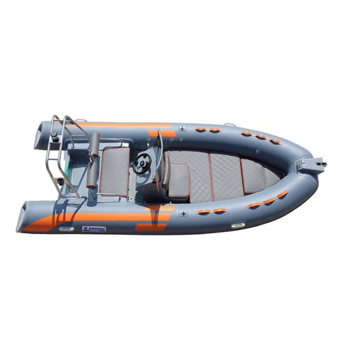 480B gray shell dark gray PVC Inflatable Boat With Custom Made Logo