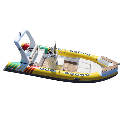 550B Yellow Yacht Rib Fishing Boat