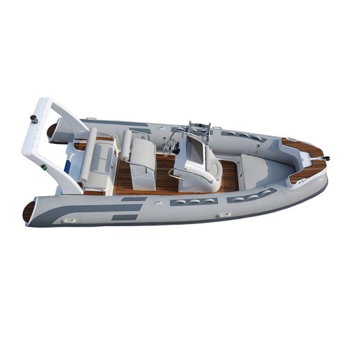 520B white shell light gray Racing Rafting Hypalon Boat