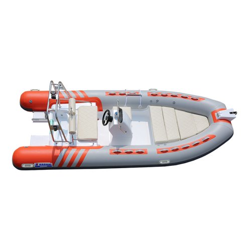 480d white orange PVC Hypalon Sport Cabin Boat