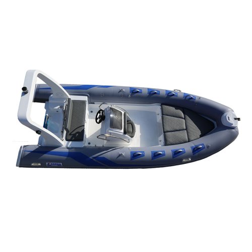 550B Silver Gray Hypalon Sport rib boat