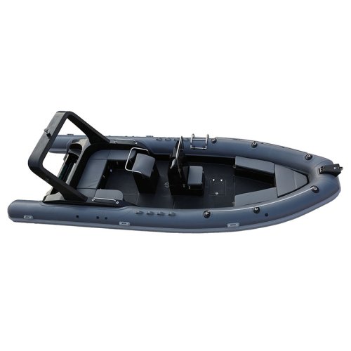 RIB760 Black Shell Deep Gray sport hypalon boat