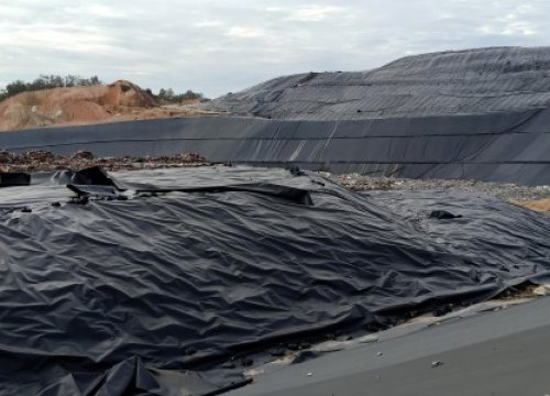 Revestimientos de HDPE para vertederos para un proyecto de contención de residuos sólidos en Tailandia