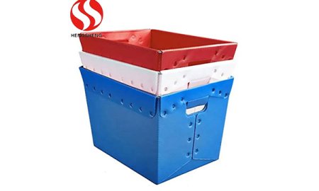 Corrugated Plastic Sheeting Stackable Recycling Clothing Corflute Case