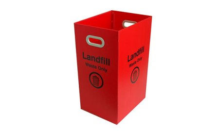 PP Corrugated Plastic Round Waste Bin