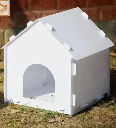 Custom Recyclable Foldable Coroplast Plastic Pet House Gains Popularity in the Global Pet Products Industry
