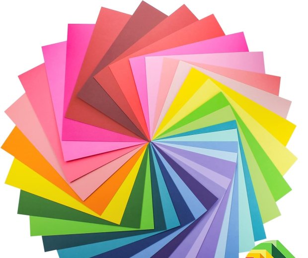 Colored wood free paper