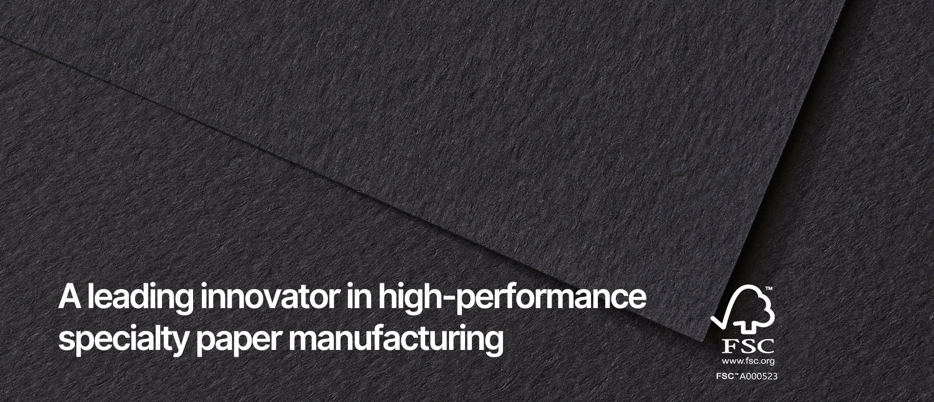 A leading innovator in high-performance specialty paper manufacturing