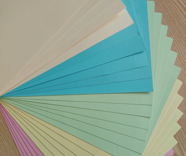 Pulp-Dyed paper