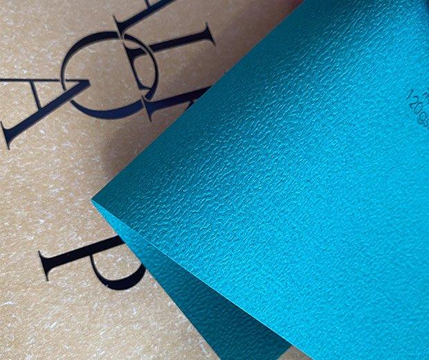 FSC Certified Satin Finish Leatherlike Paper Wholesale Sustainable Packaging Paper