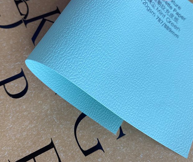 Premium Satin Finish Leatherlike Paper 120gsm Bulk for Automated Box Wrapping