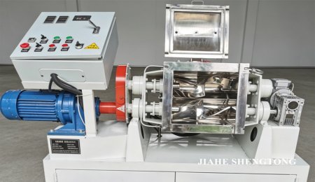 Laboratory Carbon Paste Vacuum Sigma Kneader Mixer Ready Delivery To Germany 