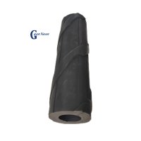 Circular Holes Spiral Rubber Rollers - Left