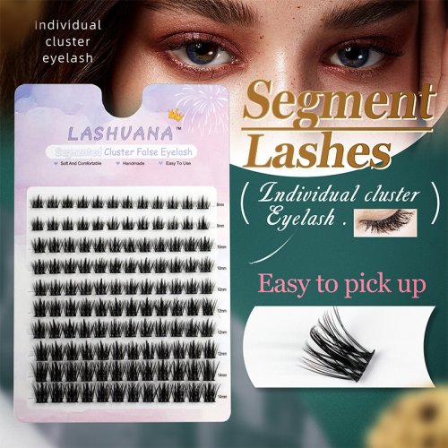 Eyelash Cluster Extensions Mix Curl Diy Eyelash Extention Natural Cluster Lashes Individual Segmented Lashes