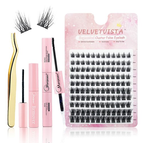 Diy Segmented Lash Extensions Kit Pre Cut Eyelash Extension C D Curl Clusters Private Label Lash Kit at Home Lash Cluster