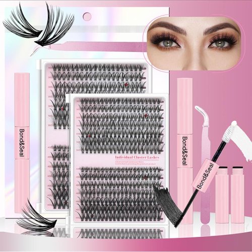 New Product Fan Cluster Eyelashes Diy Lash Extension Kit Private Label Vegan Individual Cluster Lashes Diy Segment Lash Kit